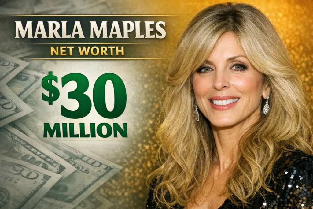 marla maples net worth
